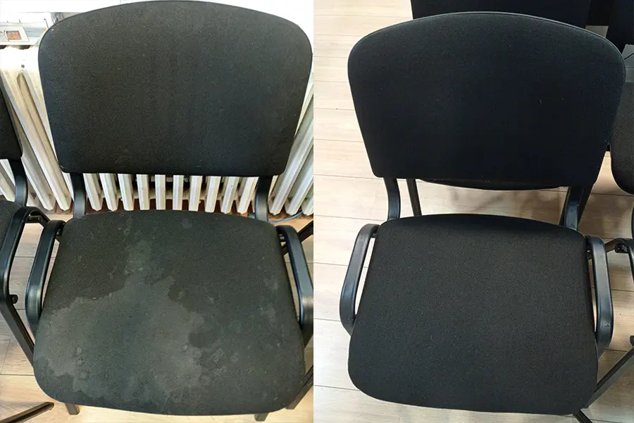Dubinsko pranje stolica pre i posle Grean Clean Novi Sad 08